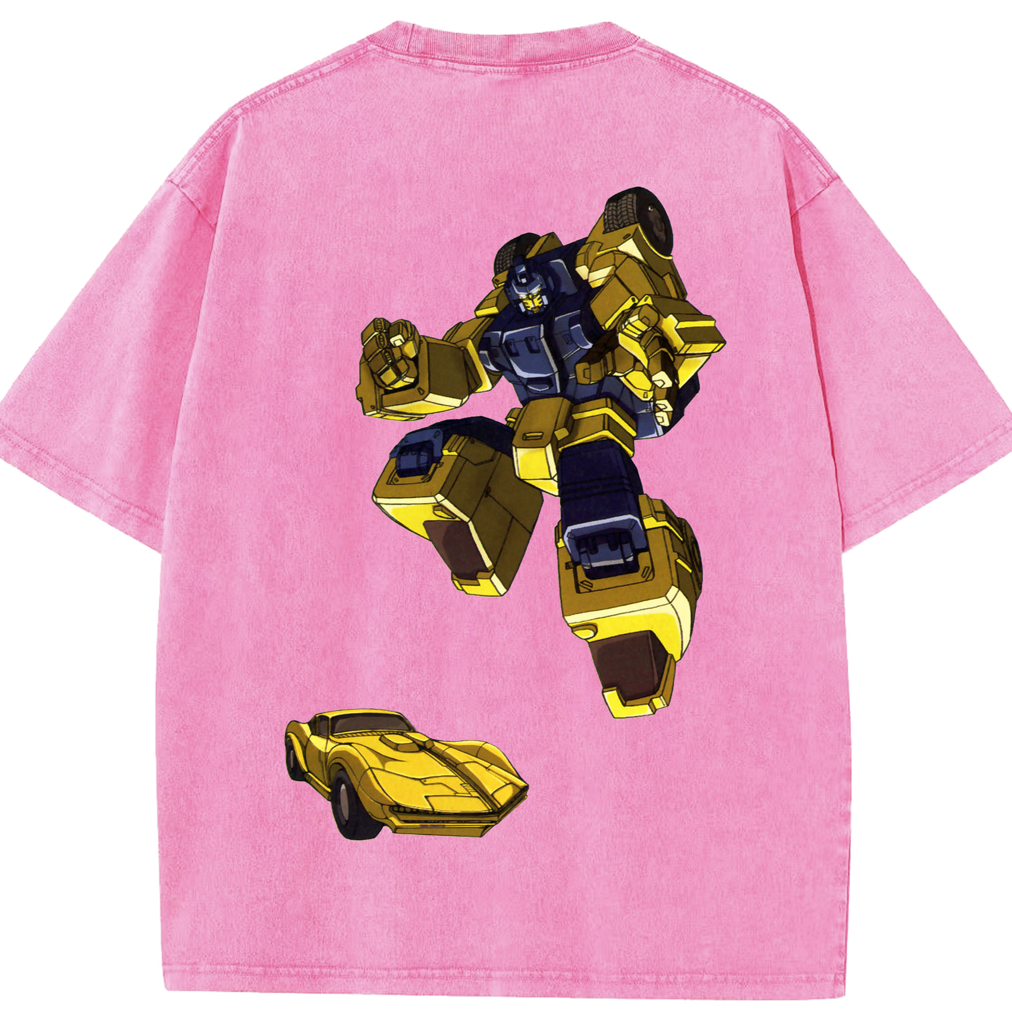 （画像用）  綿100% ヴィンテージ風 半袖Tシャツ（背面プリント）